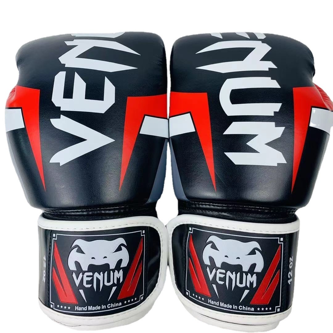 Boxing Glove Set - キックボクシンググローブ PU レザームエタイグローブ男性女性子供ファイティングキックボクシンググローブ MMA サンダ空手パンチングトレーニンググローブ