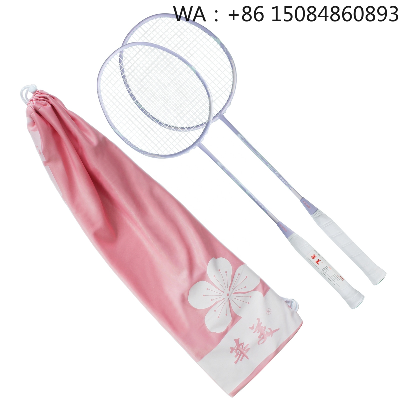 Badminton Racket Carbon - 売れ筋カーボンファイバー素材のバドミントンラケット、4U超軽量設計、30Lbs高張力、プレタイドストリング、100%フルカーボン
