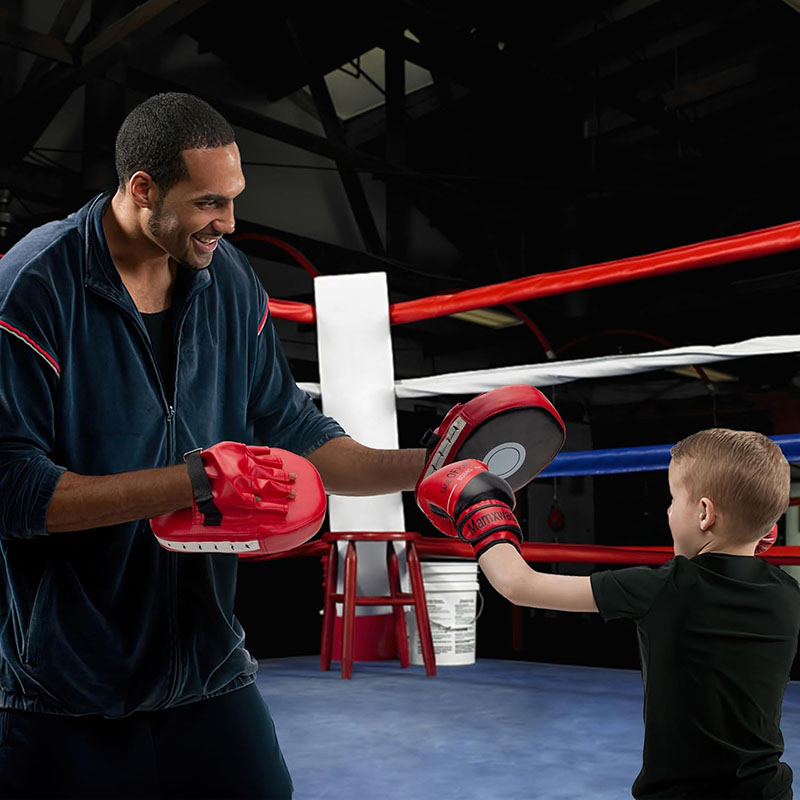 子供用ボクシンググローブとパンチングミットセット,ハンドラッ - Boxing Glove Set のレビューと価格