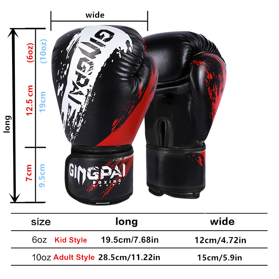 1 ペア大人子供用ボクシンググローブ男性パンチングトレーニン - Boxing Glove Set のレビューと価格