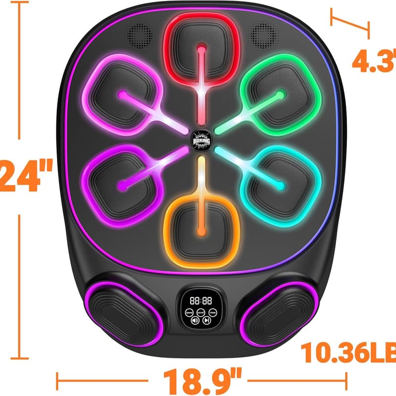 パンチミュージカル電子ボクシングトレーニングワークアウトマシ - Sports Equipment Outlet のレビューと価格