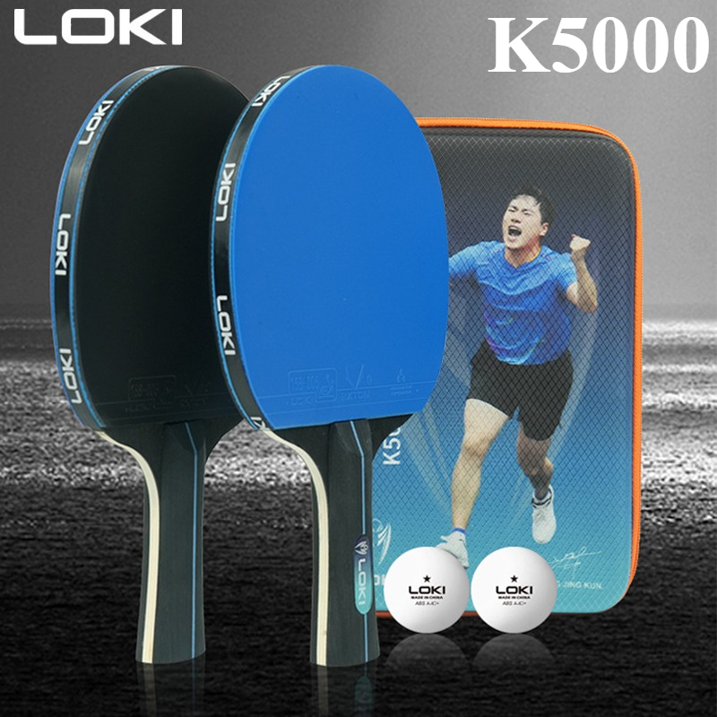 LOKI K5000 初級者向け卓球ラケットセット 2本のラ - Ping Pong Ball Set のレビューと価格