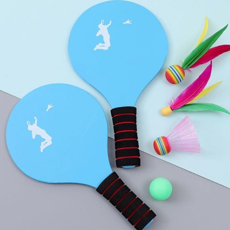 木製パドルを含むプロフェッショナル子供用クリケットバトミント - Ping Pong Ball Set のレビューと価格