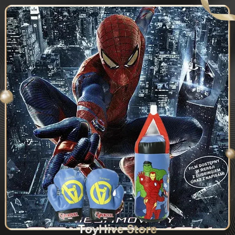 スパイダーマン子供用ミニボクシングセットグローブ+バッグアニ - Boxing Glove Set のレビューと価格