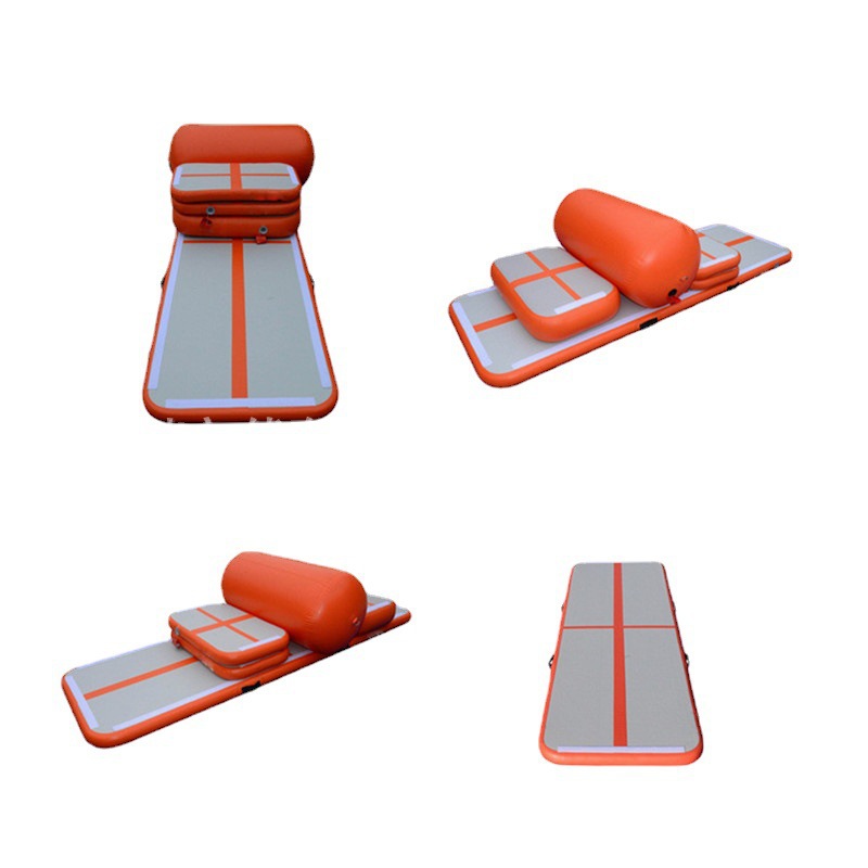 10mカスタムエアトラックフィットネスタンブルトラック、タン - Tumbling Air Track のレビューと価格