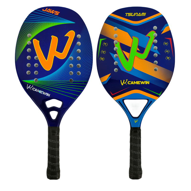 カムウィンビーチテニスラケット 50%カーボンインナーコア  - Badminton Racket Carbon のレビューと価格
