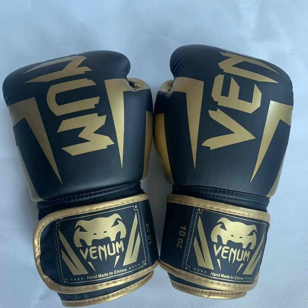 キックボクシンググローブ PU レザームエタイグローブ男性女 - Boxing Glove Set のレビューと価格