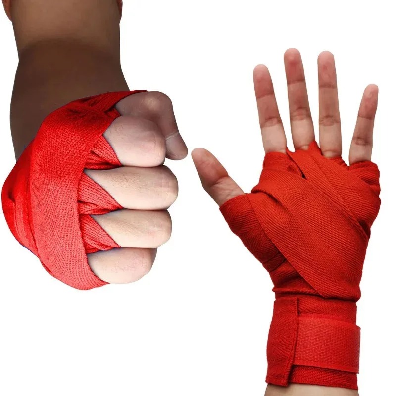 3 メートル/5 メートルボクシング包帯ラップ綿スポーツスト - Boxing Glove Set のレビューと価格