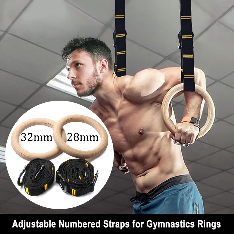 28mm 32mm プルアップ体操リング 吊り下げ式滑り止め - Sports Equipment Names のレビューと価格