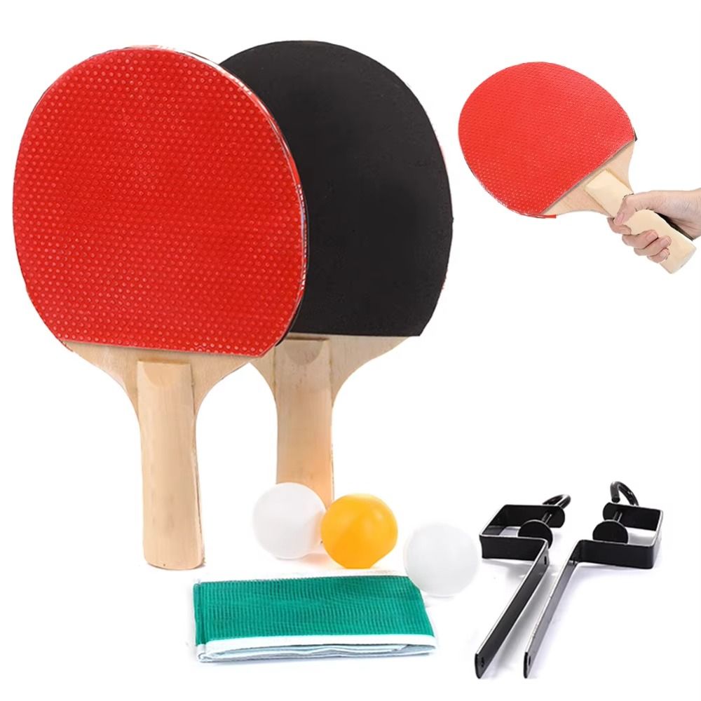 3ボール卓球セット メッシュラック付き ポプラ材卓球セット  - Ping Pong Ball Set のレビューと価格