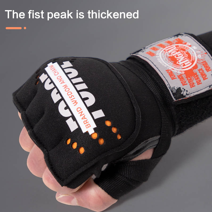 ボクシングハンドラップ包帯ムエタイグローブ男性用インナーグロ - Boxing Glove Set のレビューと価格