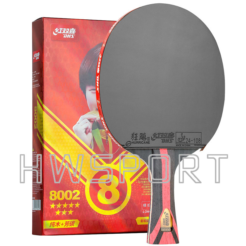 オリジナル DHS 7 スター卓球ラケット攻撃的 8 スター - Badminton Racket Carbon のレビューと価格