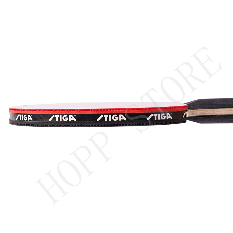 Stiga 6スターラケット攻勢プロカーボンにきびゴムオリジ - Badminton Racket Carbon のレビューと価格